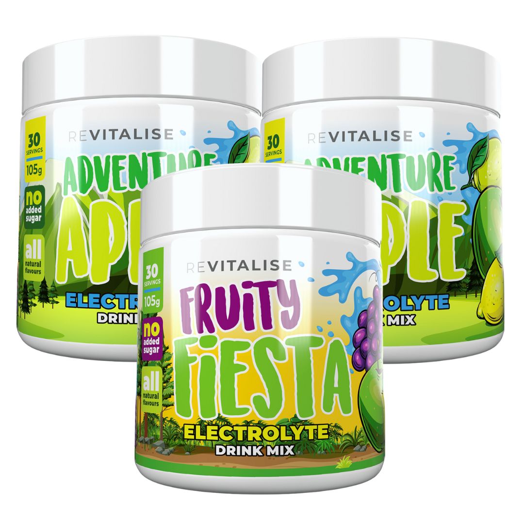 ReVitalise Kids: Zero Sugar Electrolytes Triple Pack - 90 servings