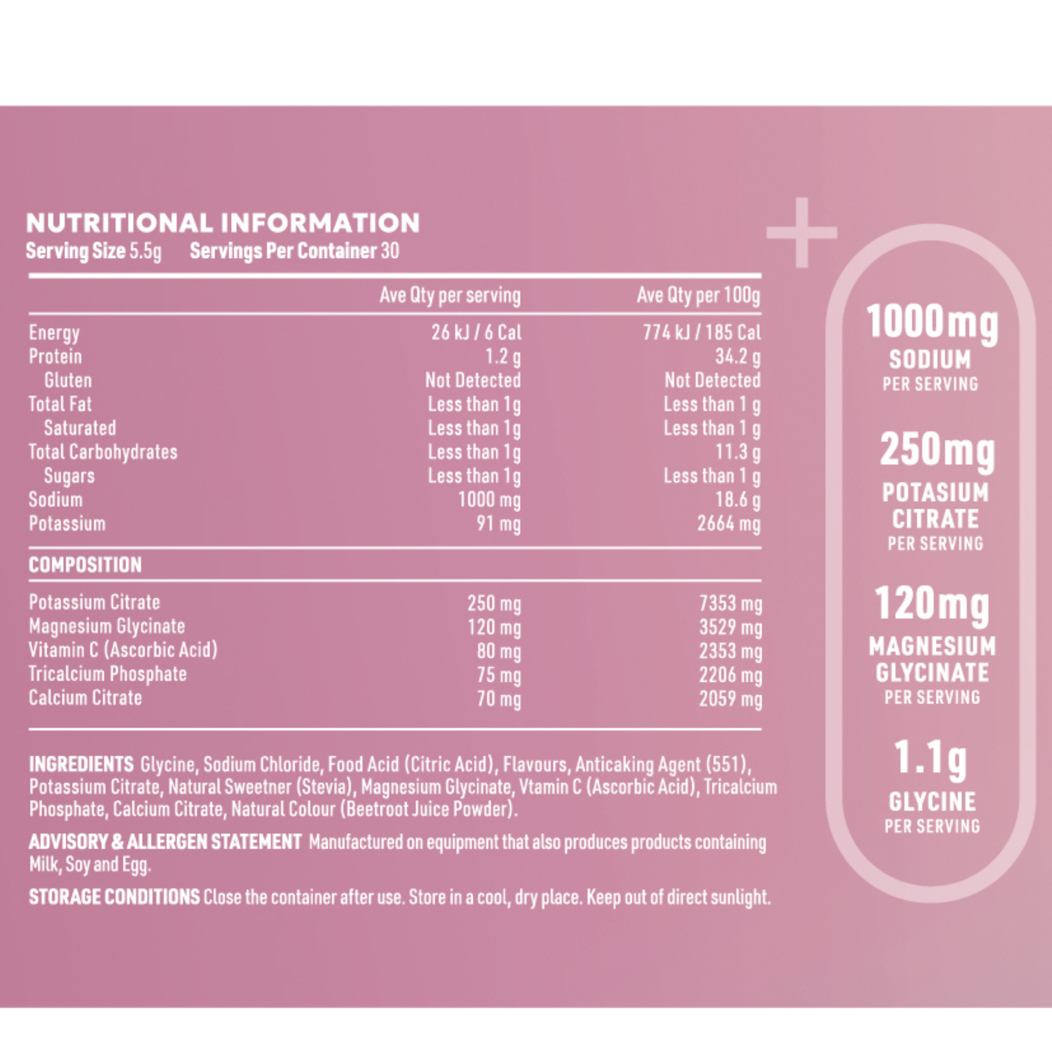 Sodium+ Zero Sugar Electrolytes