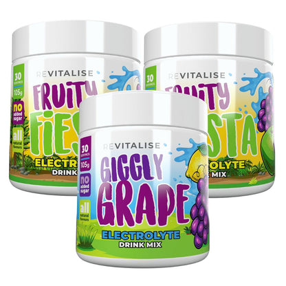 ReVitalise Kids: Zero Sugar Electrolytes Triple Pack - 90 servings