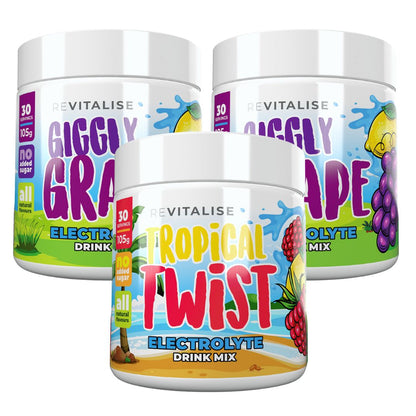 ReVitalise Kids: Zero Sugar Electrolytes Triple Pack - 90 servings