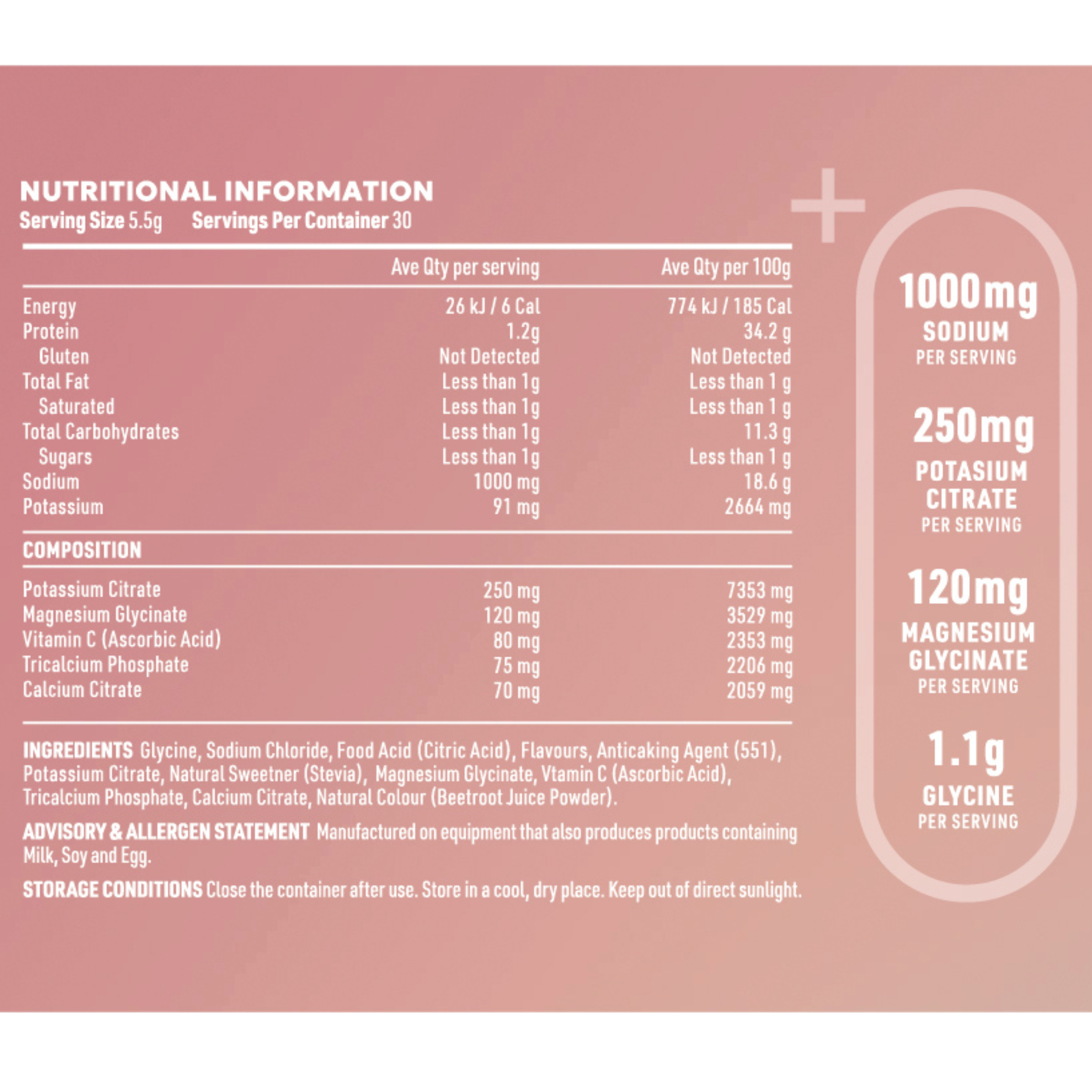 Sodium+ Zero Sugar Electrolytes