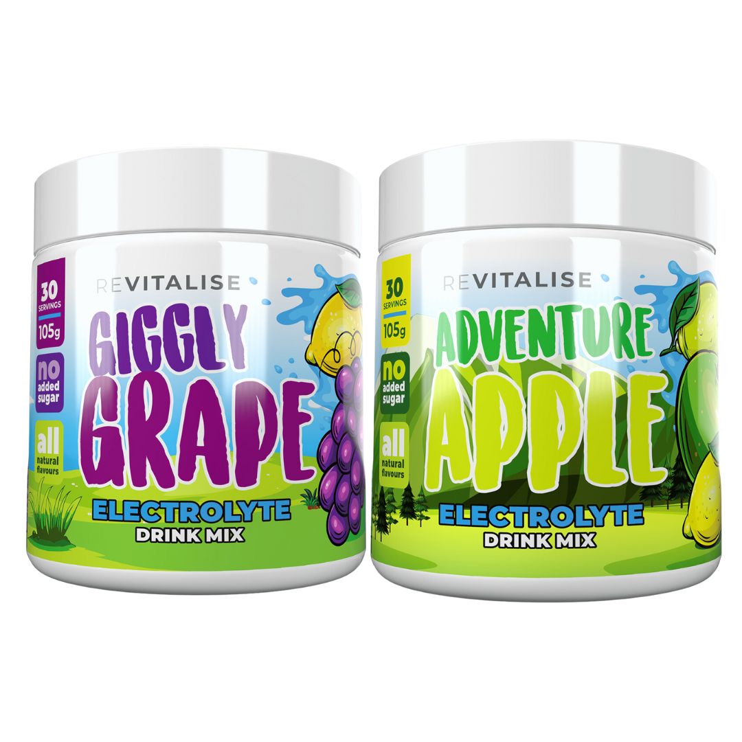 ReVitalise Kids: Zero Sugar Electrolytes Twin Pack - 60 servings