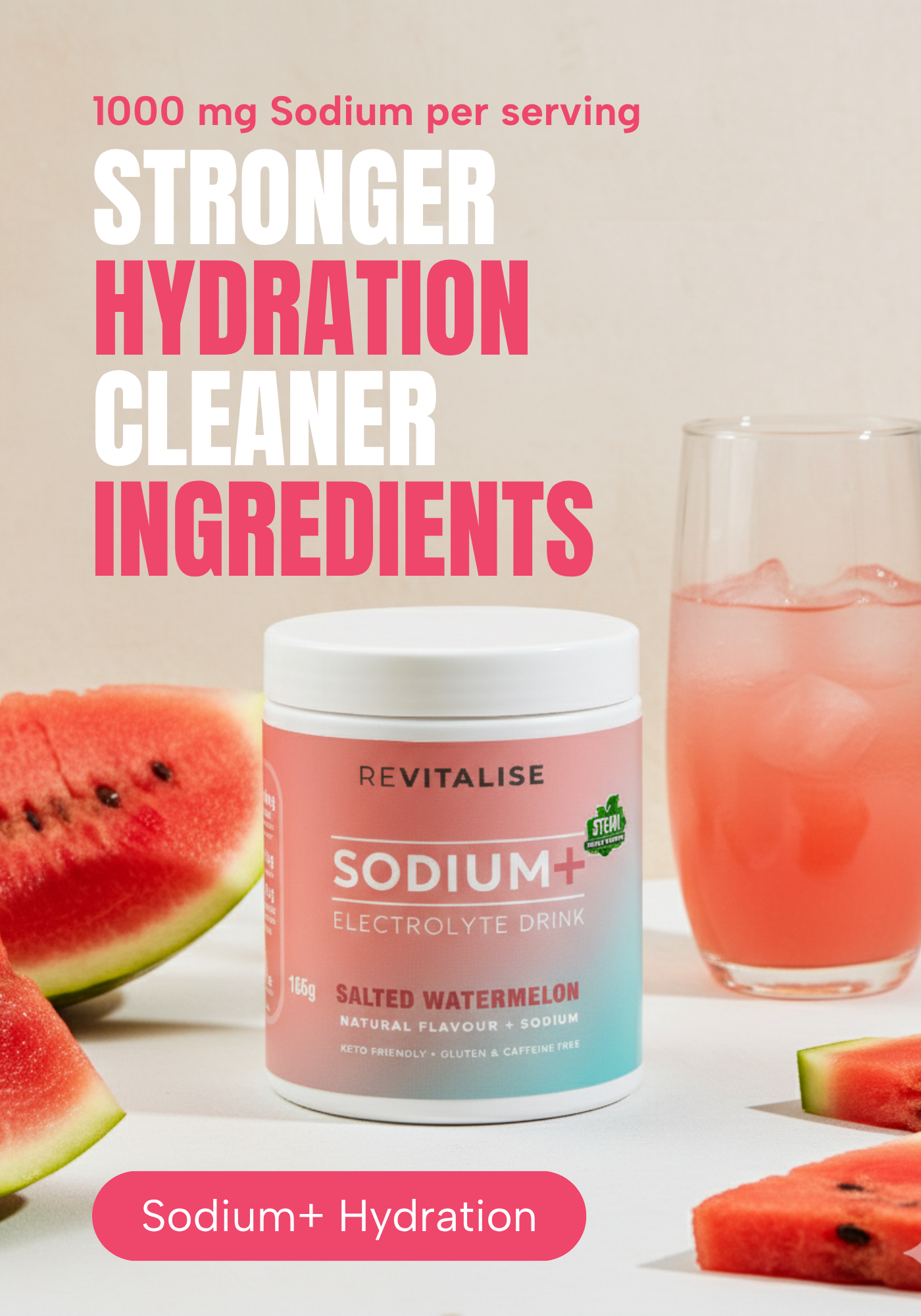 Sodium+ Electrolytes Hydration