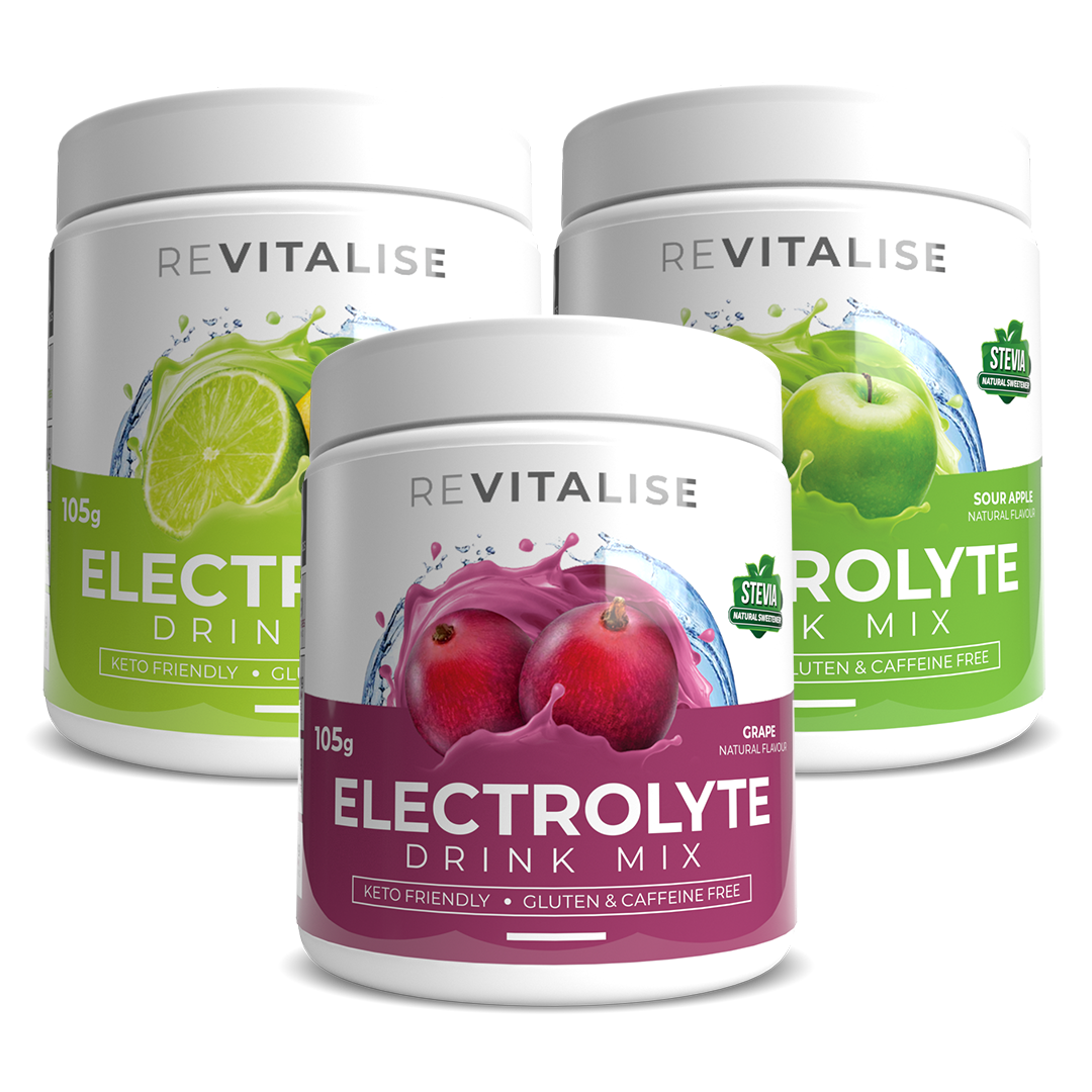 ReVitalise Zero Sugar Electrolytes Triple Pack - 90 Servings