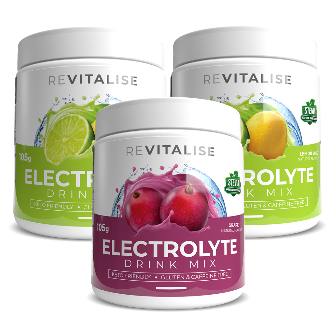 ReVitalise Zero Sugar Electrolytes Triple Pack - 90 Servings