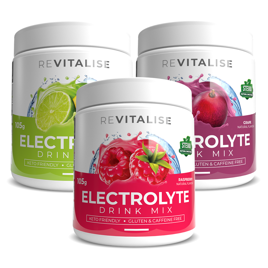 ReVitalise Zero Sugar Electrolytes Triple Pack - 90 Servings